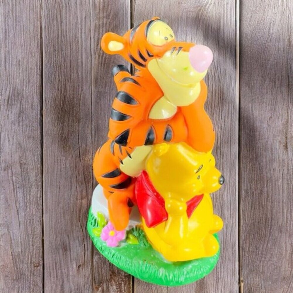 Disney Winnie The Pooh And Tigger Hard Plastic Toy Figurine Whimsical Figure